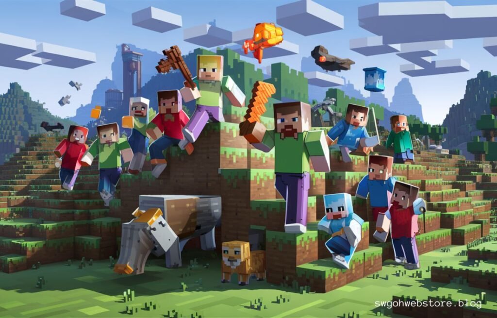 Minecraft: Bedrock Edition (2011) Game Icons and Banners: A Visual Evolution