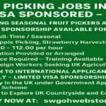 Fruit Picking Jobs in UK With Visa Sponsored 2025