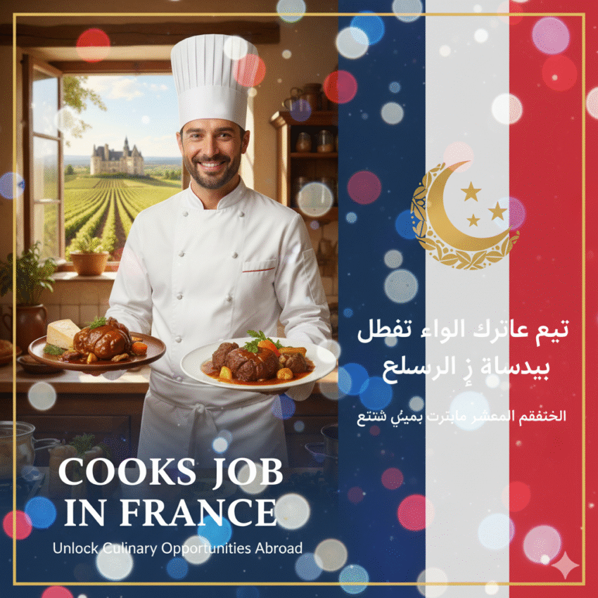 Cooks Job in France