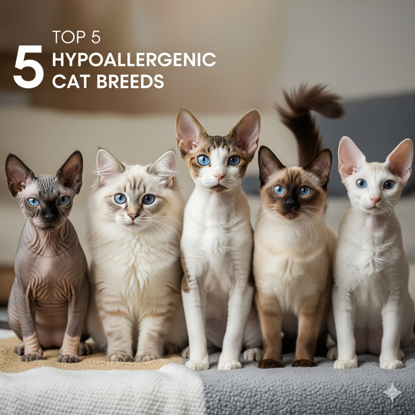 Top 5 Hypoallergenic Cats breeds